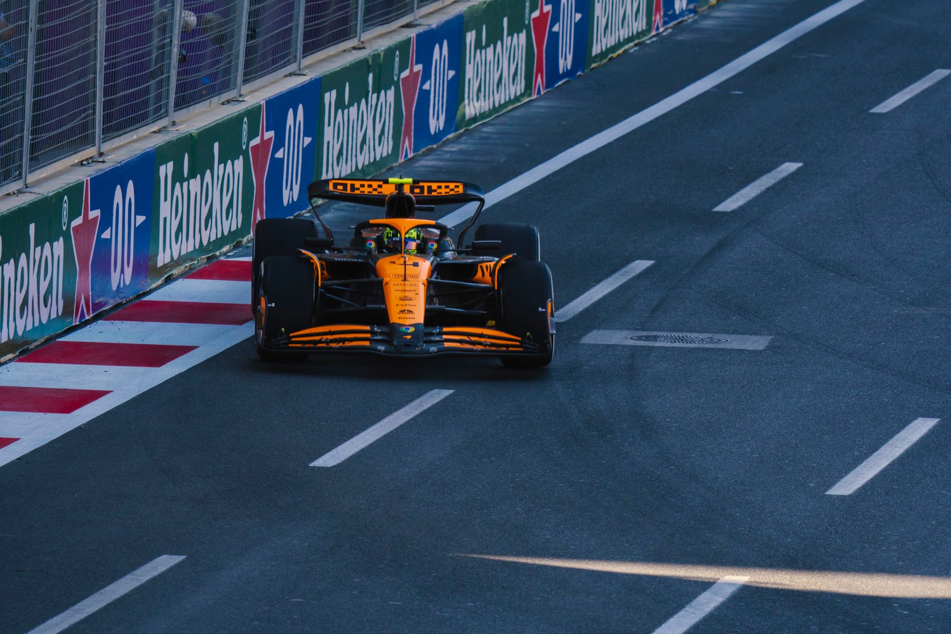 Colapinto no pudo brillar en Bakú y terminó 18° en la primera práctica del GP de Azerbaiyán